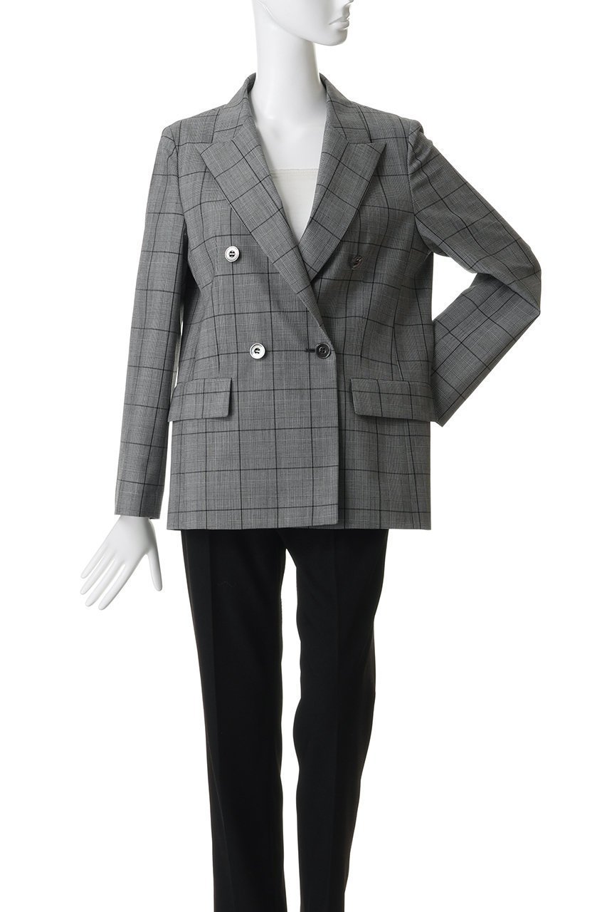 【アナイ/ANAYI】のグレンチェックテーラードWジャケット 人気、トレンドファッション・服の通販 founy(ファニー) 　ファッション　Fashion　レディースファッション　Fashion for Women　アウター　Coat / Outerwear Collection　レディースジャケット・軽アウター　Jackets　サマー　Summer, Summer Style　ジャケット　Jacket, Outerwear　チェック　Check, Plaid, Tartan　フォーマル　Formal, Dressy　エレガント 上品　Elegant　夏　Summer　新作・新入荷　New Arrivals / New In　other-2|ID: prp329100004923304 ipo3291000000036941957