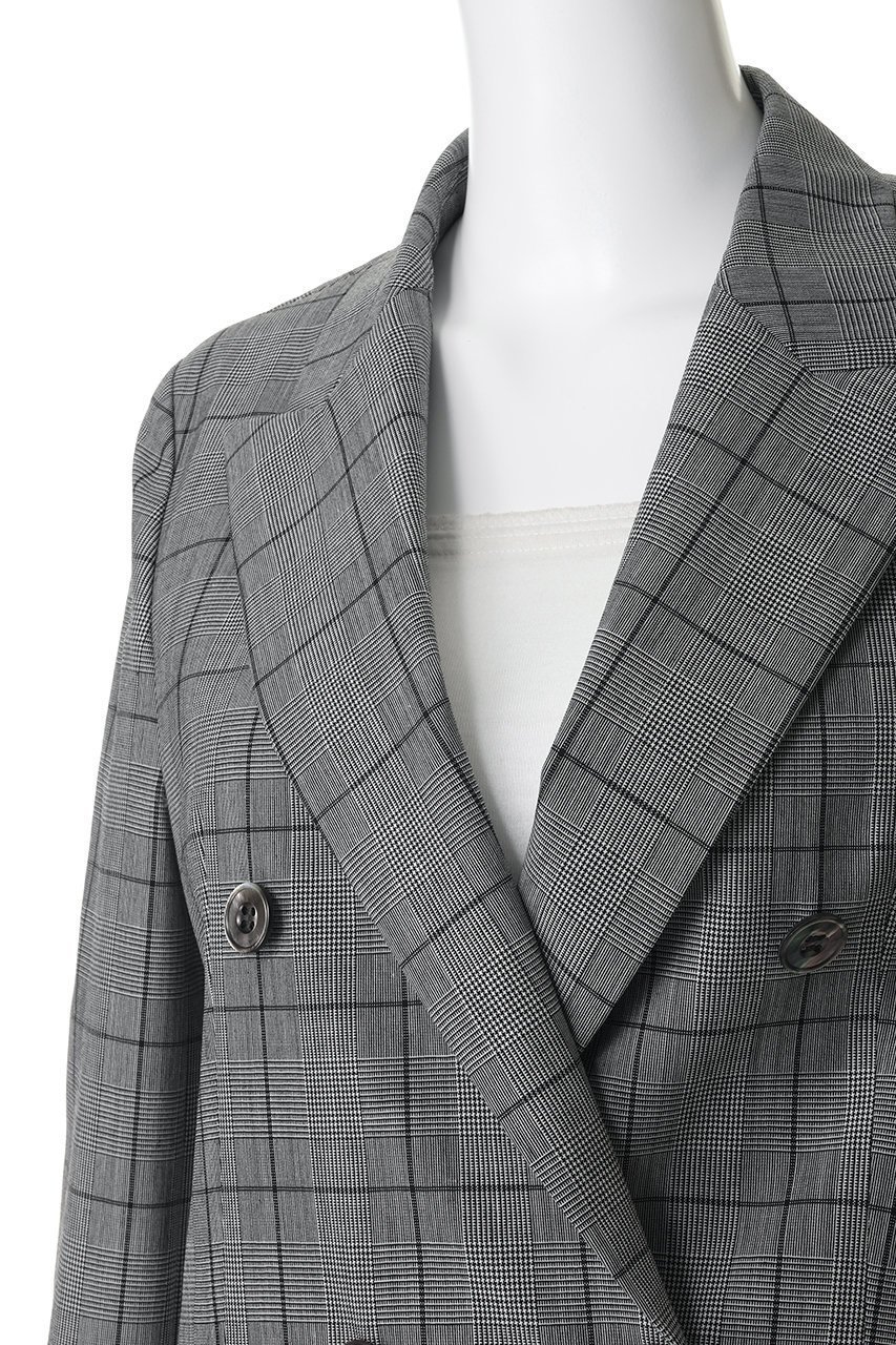 【アナイ/ANAYI】のグレンチェックテーラードWジャケット 人気、トレンドファッション・服の通販 founy(ファニー) 　ファッション　Fashion　レディースファッション　Fashion for Women　アウター　Coat / Outerwear Collection　レディースジャケット・軽アウター　Jackets　サマー　Summer, Summer Style　ジャケット　Jacket, Outerwear　チェック　Check, Plaid, Tartan　フォーマル　Formal, Dressy　エレガント 上品　Elegant　夏　Summer　新作・新入荷　New Arrivals / New In　other-5|ID: prp329100004923304 ipo3291000000036941962