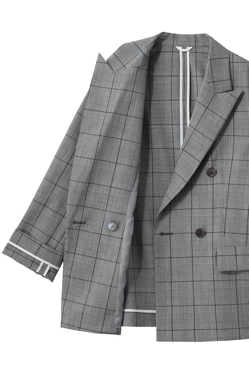 【アナイ/ANAYI】のグレンチェックテーラードWジャケット 人気、トレンドファッション・服の通販 founy(ファニー) 　ファッション　Fashion　レディースファッション　Fashion for Women　アウター　Coat / Outerwear Collection　レディースジャケット・軽アウター　Jackets　サマー　Summer, Summer Style　ジャケット　Jacket, Outerwear　チェック　Check, Plaid, Tartan　フォーマル　Formal, Dressy　エレガント 上品　Elegant　夏　Summer　新作・新入荷　New Arrivals / New In　other-6|ID: prp329100004923304 ipo3291000000036941965