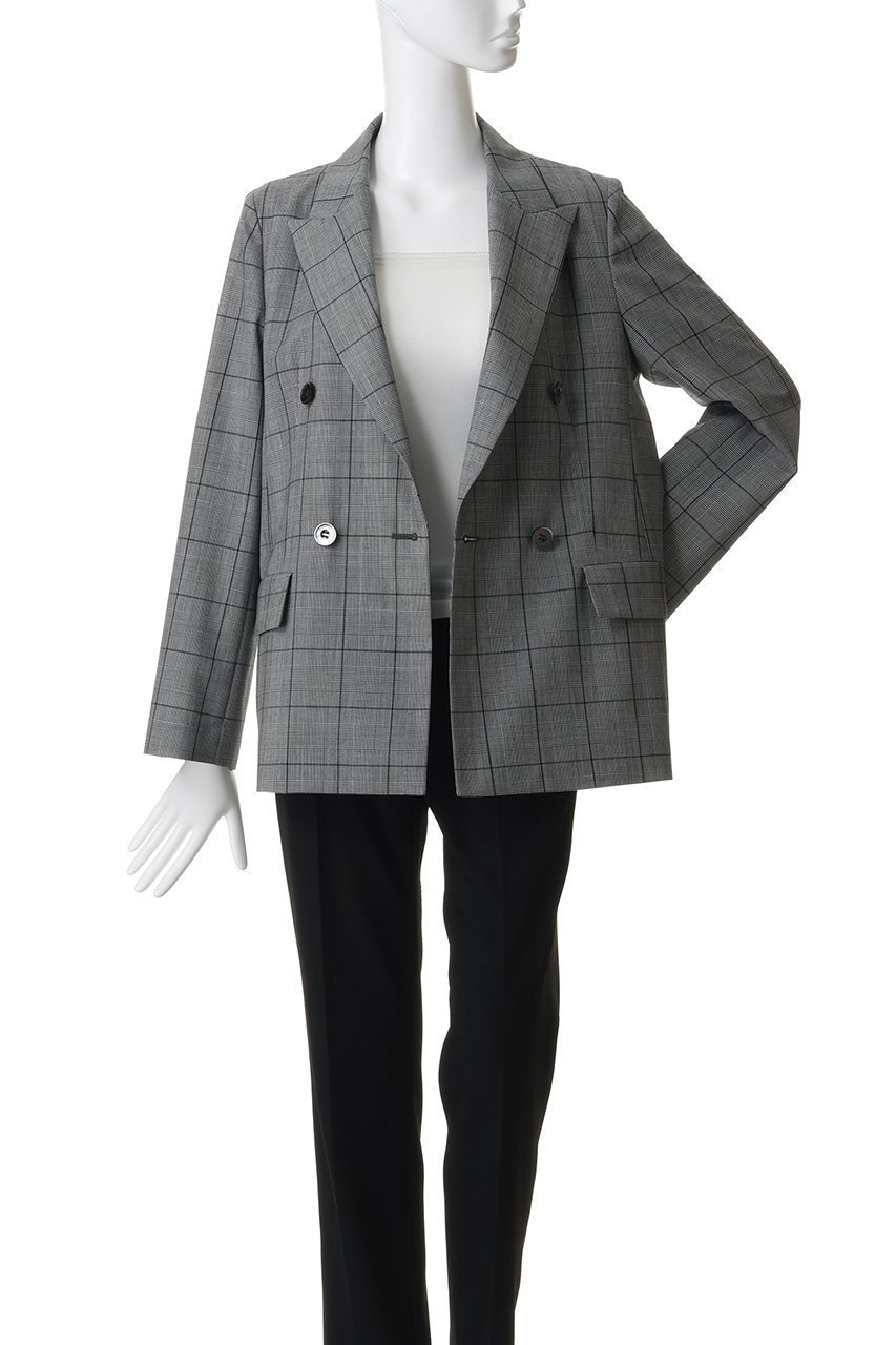 【アナイ/ANAYI】のグレンチェックテーラードWジャケット 人気、トレンドファッション・服の通販 founy(ファニー) 　ファッション　Fashion　レディースファッション　Fashion for Women　アウター　Coat / Outerwear Collection　レディースジャケット・軽アウター　Jackets　サマー　Summer, Summer Style　ジャケット　Jacket, Outerwear　チェック　Check, Plaid, Tartan　フォーマル　Formal, Dressy　エレガント 上品　Elegant　夏　Summer　新作・新入荷　New Arrivals / New In　other-7|ID: prp329100004923304 ipo3291000000036941967