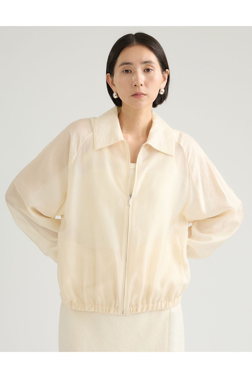 【カオス/Chaos】のポリーヌブルゾン 人気、トレンドファッション・服の通販 founy(ファニー) 　ファッション　Fashion　レディースファッション　Fashion for Women　アウター　Coat / Outerwear Collection　レディースジャケット・軽アウター　Jackets　ブルゾンジャケット・スポーティアウター　Blouson Jackets　カーディガン　Cardigan, Knitwear　シアー　Sheer, See-Through　シルク　Silk, 100% Silk　ジャケット　Jacket, Outerwear　ブルゾン　Blouson, Bomber Jacket　エレガント 上品　Elegant　夏　Summer　新作・新入荷　New Arrivals / New In　other-2|ID: prp329100004923306 ipo3291000000036941977