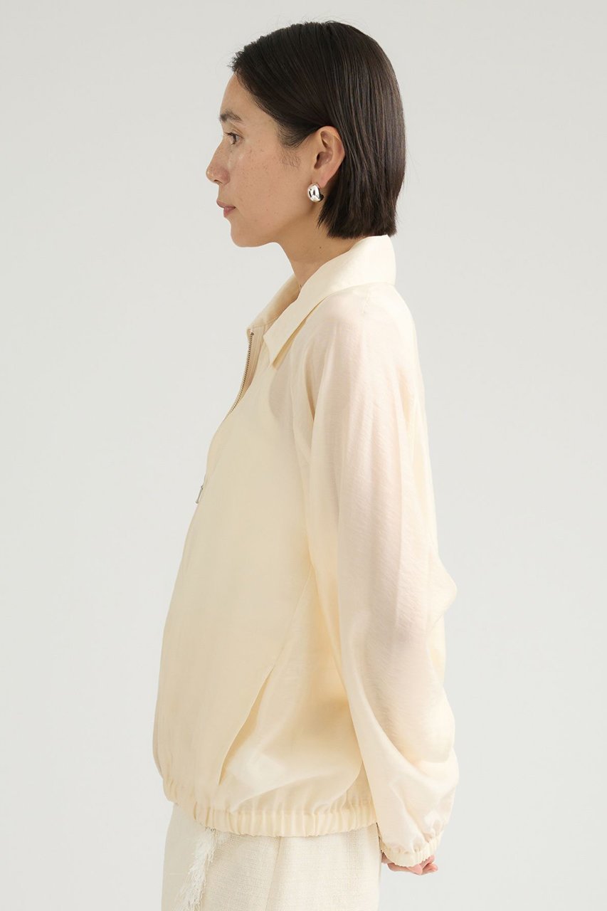 【カオス/Chaos】のポリーヌブルゾン 人気、トレンドファッション・服の通販 founy(ファニー) 　ファッション　Fashion　レディースファッション　Fashion for Women　アウター　Coat / Outerwear Collection　レディースジャケット・軽アウター　Jackets　ブルゾンジャケット・スポーティアウター　Blouson Jackets　カーディガン　Cardigan, Knitwear　シアー　Sheer, See-Through　シルク　Silk, 100% Silk　ジャケット　Jacket, Outerwear　ブルゾン　Blouson, Bomber Jacket　エレガント 上品　Elegant　夏　Summer　新作・新入荷　New Arrivals / New In　other-3|ID: prp329100004923306 ipo3291000000036941979