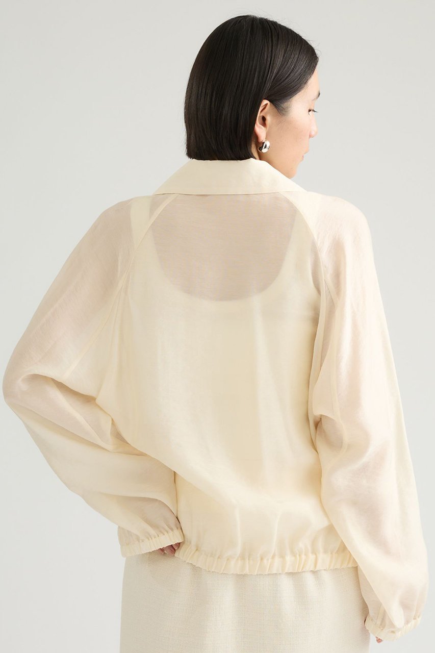 【カオス/Chaos】のポリーヌブルゾン 人気、トレンドファッション・服の通販 founy(ファニー) 　ファッション　Fashion　レディースファッション　Fashion for Women　アウター　Coat / Outerwear Collection　レディースジャケット・軽アウター　Jackets　ブルゾンジャケット・スポーティアウター　Blouson Jackets　カーディガン　Cardigan, Knitwear　シアー　Sheer, See-Through　シルク　Silk, 100% Silk　ジャケット　Jacket, Outerwear　ブルゾン　Blouson, Bomber Jacket　エレガント 上品　Elegant　夏　Summer　新作・新入荷　New Arrivals / New In　other-4|ID: prp329100004923306 ipo3291000000036941982