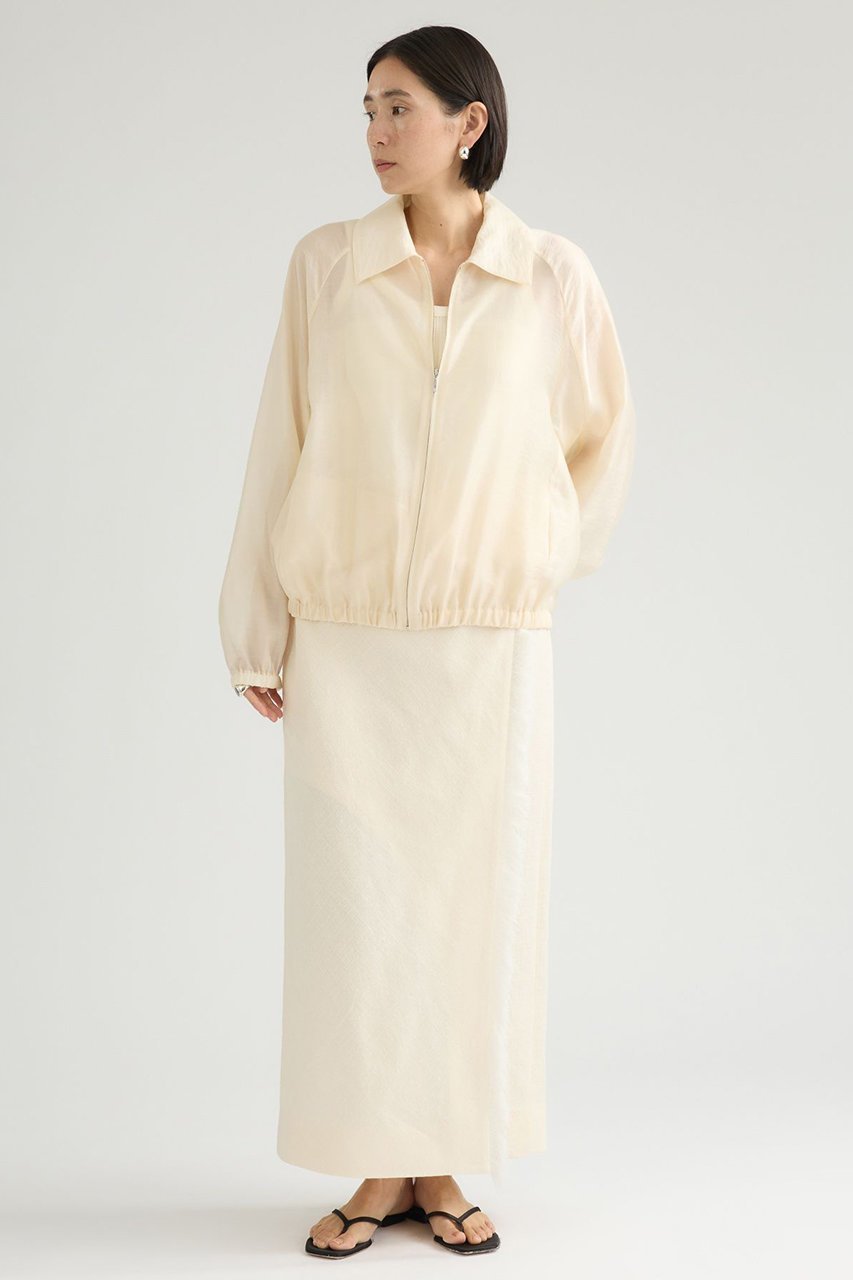 【カオス/Chaos】のポリーヌブルゾン 人気、トレンドファッション・服の通販 founy(ファニー) 　ファッション　Fashion　レディースファッション　Fashion for Women　アウター　Coat / Outerwear Collection　レディースジャケット・軽アウター　Jackets　ブルゾンジャケット・スポーティアウター　Blouson Jackets　カーディガン　Cardigan, Knitwear　シアー　Sheer, See-Through　シルク　Silk, 100% Silk　ジャケット　Jacket, Outerwear　ブルゾン　Blouson, Bomber Jacket　エレガント 上品　Elegant　夏　Summer　新作・新入荷　New Arrivals / New In　other-5|ID: prp329100004923306 ipo3291000000036941984