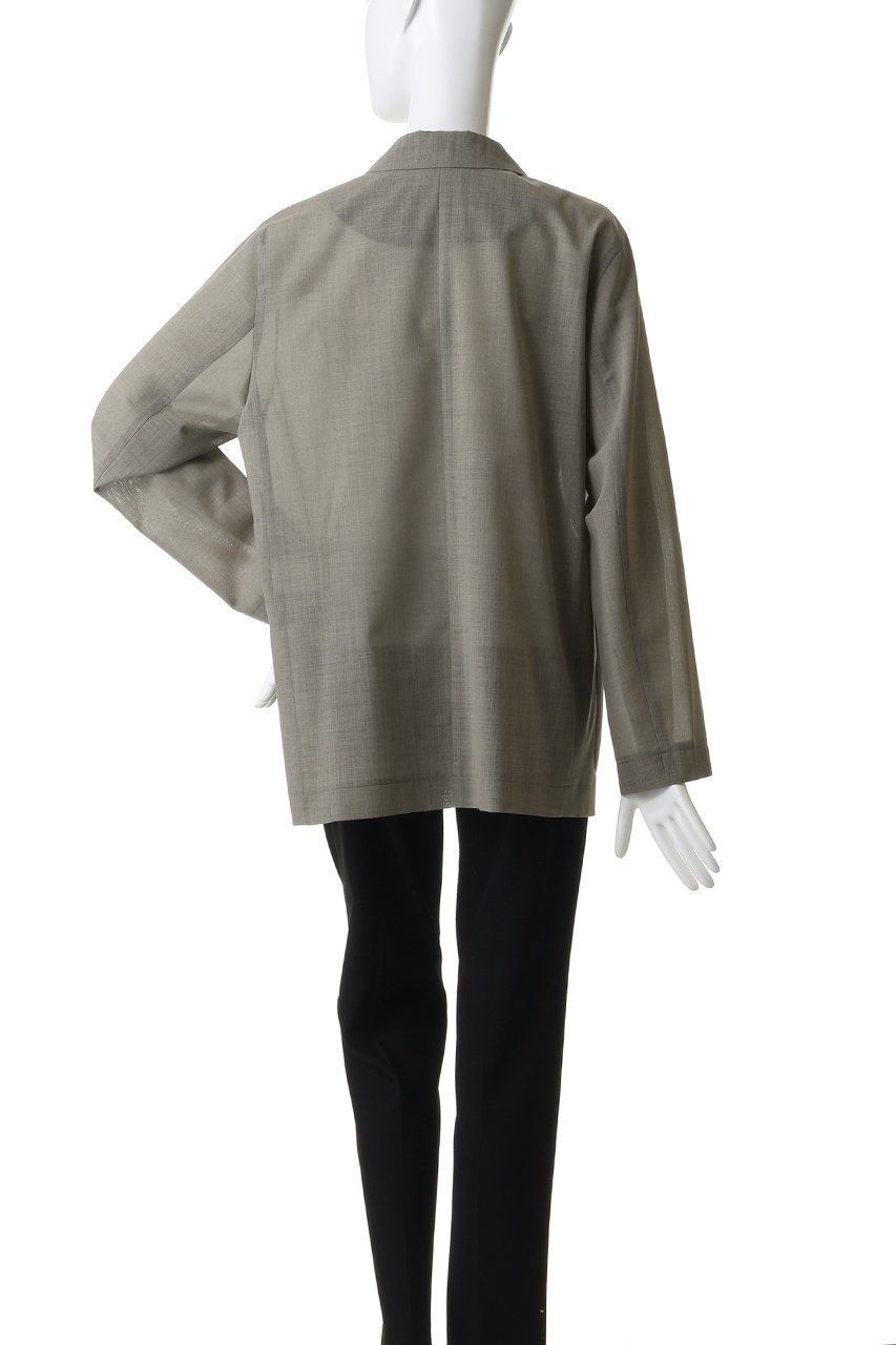 【エブール/ebure】のドライシアーウール アンコンジャケット 人気、トレンドファッション・服の通販 founy(ファニー) 　ファッション　Fashion　レディースファッション　Fashion for Women　アウター　Coat / Outerwear Collection　レディースジャケット・軽アウター　Jackets　おすすめ　Recommended / Our Picks　ジャケット　Jacket, Outerwear　ダブル　Double, Double-Breasted　バランス　Balance, Style Balance　パッチ　Patch, Appliqué　ポケット　Pocket, Pocket Detail　新作・新入荷　New Arrivals / New In　other-4|ID: prp329100004923312 ipo3291000000036942042