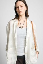 【ブリル/BRILL】のキュプラテーラードジャケット ホワイト|ID:prp329100004923336