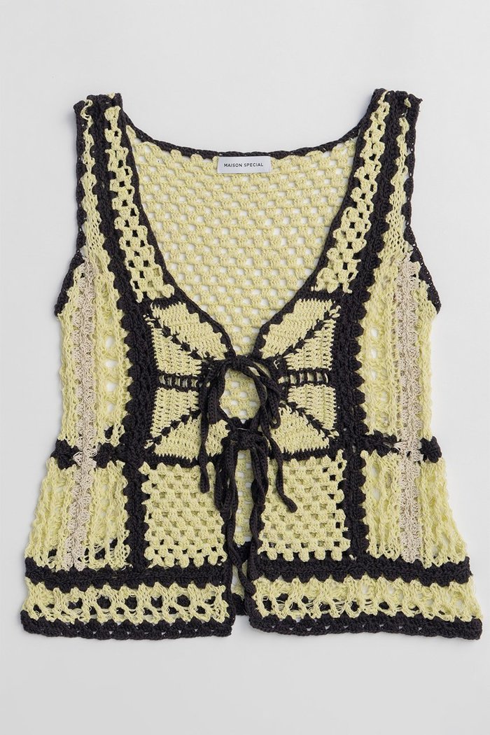 【メゾンスペシャル/MAISON SPECIAL】のCrochet Vest/クロシェベスト インテリア・キッズ・メンズ・レディースファッション・服の通販 founy(ファニー) https://founy.com/ ファッション Fashion レディースファッション Fashion for Women アウター Coat / Outerwear Collection レディースジャケット・軽アウター Jackets クロシェ Crochet, Knitted Lace ジャケット Jacket, Outerwear セットアップ Set-Up, Coordinated Outfit タンク Tank Top, Sleeveless Top ベスト Vest, Waistcoat 夏 Summer 新作・新入荷 New Arrivals / New In |ID: prp329100004923337 ipo3291000000036942269
