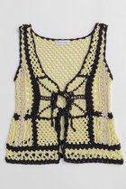 【メゾンスペシャル/MAISON SPECIAL】のCrochet Vest/クロシェベスト 人気、トレンドファッション・服の通販 founy(ファニー) ファッション Fashion レディースファッション Fashion for Women アウター Coat / Outerwear Collection レディースジャケット・軽アウター Jackets クロシェ Crochet, Knitted Lace ジャケット Jacket, Outerwear セットアップ Set-Up, Coordinated Outfit タンク Tank Top, Sleeveless Top ベスト Vest, Waistcoat 夏 Summer 新作・新入荷 New Arrivals / New In thumbnail LIME(ライム)|ID: prp329100004923337 ipo3291000000036942271
