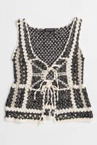 【メゾンスペシャル/MAISON SPECIAL】のCrochet Vest/クロシェベスト 人気、トレンドファッション・服の通販 founy(ファニー) ファッション Fashion レディースファッション Fashion for Women アウター Coat / Outerwear Collection レディースジャケット・軽アウター Jackets クロシェ Crochet, Knitted Lace ジャケット Jacket, Outerwear セットアップ Set-Up, Coordinated Outfit タンク Tank Top, Sleeveless Top ベスト Vest, Waistcoat 夏 Summer 新作・新入荷 New Arrivals / New In thumbnail BLK(ブラック)|ID: prp329100004923337 ipo3291000000036942275
