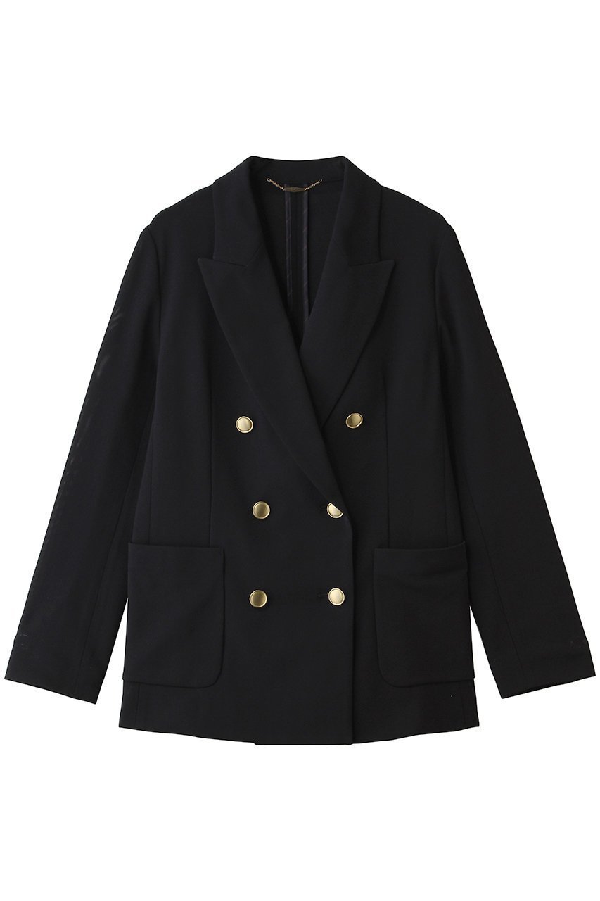 【アルアバイル/allureville】のレノクロスダブルブレストジャケット インテリア・キッズ・メンズ・レディースファッション・服の通販 founy(ファニー) 　ファッション　Fashion　レディースファッション　Fashion for Women　アウター　Coat / Outerwear Collection　レディースジャケット・軽アウター　Jackets　エレガント 上品　Elegant　ジャケット　Jacket, Outerwear　夏　Summer　新作・新入荷　New Arrivals / New In　春　Spring　S/S・春夏　SS, Spring/Summer, Warm Season　ネイビー|ID: prp329100004923342 ipo3291000000036942314