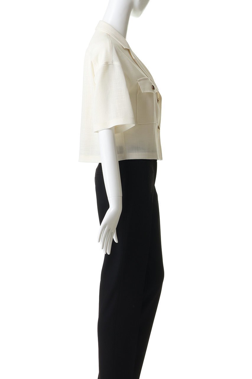 【アルアバイル/allureville】のカラミショートジャケット 人気、トレンドファッション・服の通販 founy(ファニー) 　ファッション　Fashion　レディースファッション　Fashion for Women　アウター　Coat / Outerwear Collection　レディースジャケット・軽アウター　Jackets　クロップド　Cropped, Short Length　ジャケット　Jacket, Outerwear　スリーブ　Sleeve, Long Sleeve / Short Sleeve　ハーフ　Half, Half-Length　フラップ　Flap, Flap Pocket　ポケット　Pocket, Pocket Detail　メッシュ　Mesh, Net Fabric　夏　Summer　新作・新入荷　New Arrivals / New In　other-3|ID: prp329100004923343 ipo3291000000036942339