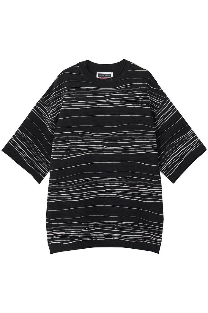 【メゾンスペシャル/MAISON SPECIAL】の【UNISEX】ドローイングピンタックニットボーダー S/S TEE インテリア・キッズ・メンズ・レディースファッション・服の通販 founy(ファニー) https://founy.com/ ファッション Fashion レディースファッション Fashion for Women トップス・カットソー Cut & Sew Tops ニット Knit Tops & Sweaters カジュアルプルオーバー・ニットトップス Pullovers & Knit Tops / Casual Pullovers ユニセックス Unisex, Genderless ハンド Hand, Handmade ボーダー Border, Stripe 夏 Summer 新作・新入荷 New Arrivals / New In S/S・春夏 SS, Spring/Summer, Warm Season |ID: prp329100004923352 ipo3291000000036942409