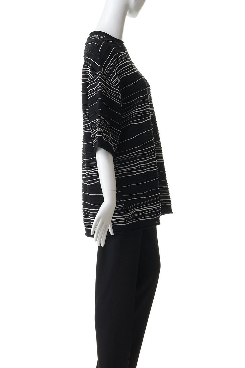 【メゾンスペシャル/MAISON SPECIAL】の【UNISEX】ドローイングピンタックニットボーダー S/S TEE 人気、トレンドファッション・服の通販 founy(ファニー) ファッション Fashion レディースファッション Fashion for Women トップス・カットソー Cut & Sew Tops ニット Knit Tops & Sweaters カジュアルプルオーバー・ニットトップス Pullovers & Knit Tops / Casual Pullovers ユニセックス Unisex, Genderless ハンド Hand, Handmade ボーダー Border, Stripe 夏 Summer 新作・新入荷 New Arrivals / New In S/S・春夏 SS, Spring/Summer, Warm Season other-3|ID: prp329100004923352 ipo3291000000036942420