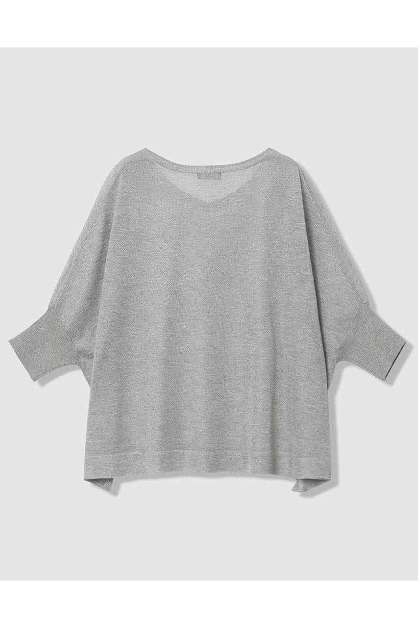 【アルアバイル/allureville】のシャイニーシアープルオーバー 人気、トレンドファッション・服の通販 founy(ファニー) 　ファッション　Fashion　レディースファッション　Fashion for Women　トップス・カットソー　Cut & Sew Tops　ニット　Knit Tops & Sweaters　カジュアルプルオーバー・ニットトップス　Pullovers & Knit Tops / Casual Pullovers　おすすめ　Recommended / Our Picks　サマー　Summer, Summer Style　スリット　Slit, Slit Detail　デコルテ　Décolleté, Neckline　ネックレス　Necklace, Pendant Necklace　バランス　Balance, Style Balance　ボトム　Bottoms, Lower Wear　夏　Summer　新作・新入荷　New Arrivals / New In　other-2|ID: prp329100004923355 ipo3291000000036942434