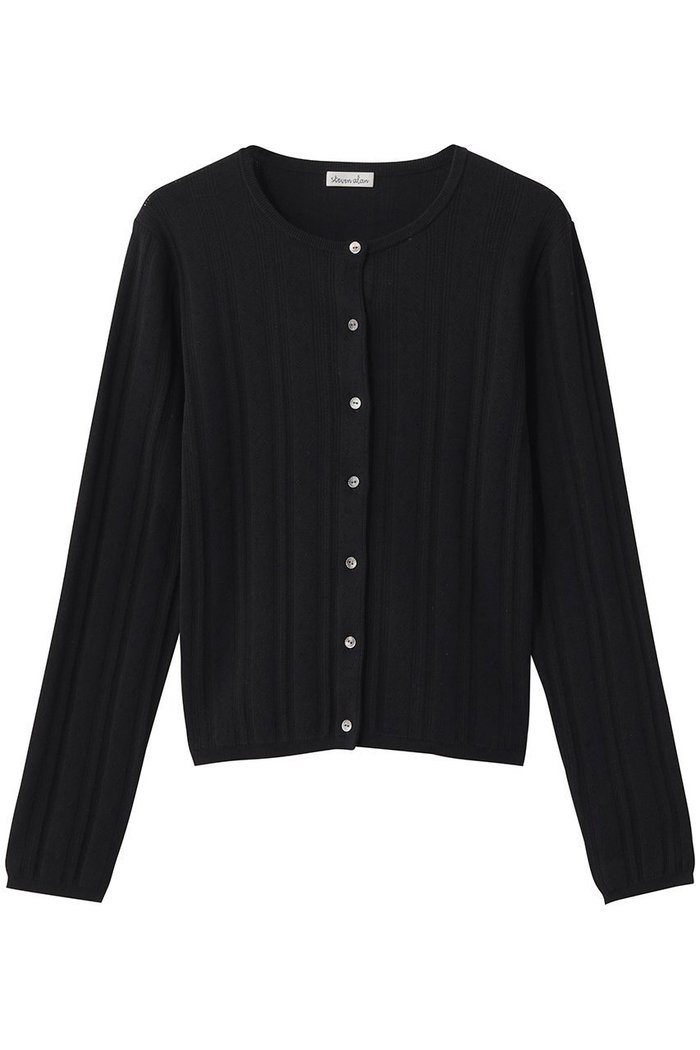 【スティーブンアラン/steven alan】のアイレット カーディガン インテリア・キッズ・メンズ・レディースファッション・服の通販 founy(ファニー) https://founy.com/ ファッション Fashion レディースファッション Fashion for Women トップス・カットソー Cut & Sew Tops ニット Knit Tops & Sweaters カーディガン・羽織り Layered Style Cardigans アイレット Eyelet Lace カーディガン Cardigan, Knitwear シンプル Simple, Minimal ボトム Bottoms, Lower Wear 新作・新入荷 New Arrivals / New In |ID: prp329100004923372 ipo3291000000036942525