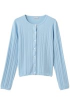 【スティーブンアラン/steven alan】のアイレット カーディガン ライトブルー|ID: prp329100004923372 ipo3291000000036942528