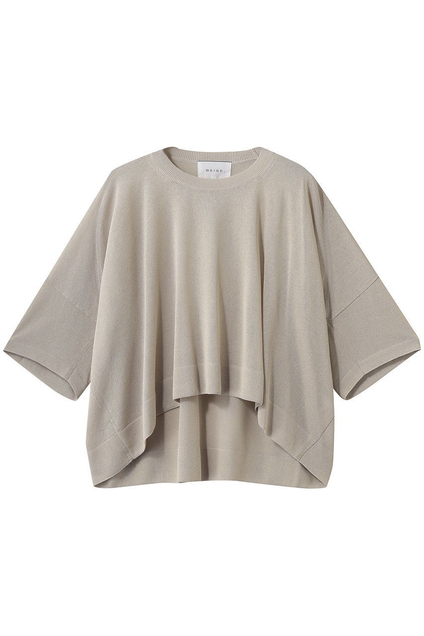 【ベイジ,/BEIGE,】のYOOPER(ユーパー)/ドライタッチ シアーニット インテリア・キッズ・メンズ・レディースファッション・服の通販 founy(ファニー) 　ファッション　Fashion　レディースファッション　Fashion for Women　トップス・カットソー　Cut & Sew Tops　ニット　Knit Tops & Sweaters　カジュアルプルオーバー・ニットトップス　Pullovers & Knit Tops / Casual Pullovers　タイトスカート　Pencil Skirt, Tight Skirt　フォルム　Silhouette, Form　今季　This Season, Current Season　夏　Summer　新作・新入荷　New Arrivals / New In　旅行　Travel　Flax|ID: prp329100004923381 ipo3291000000036942582