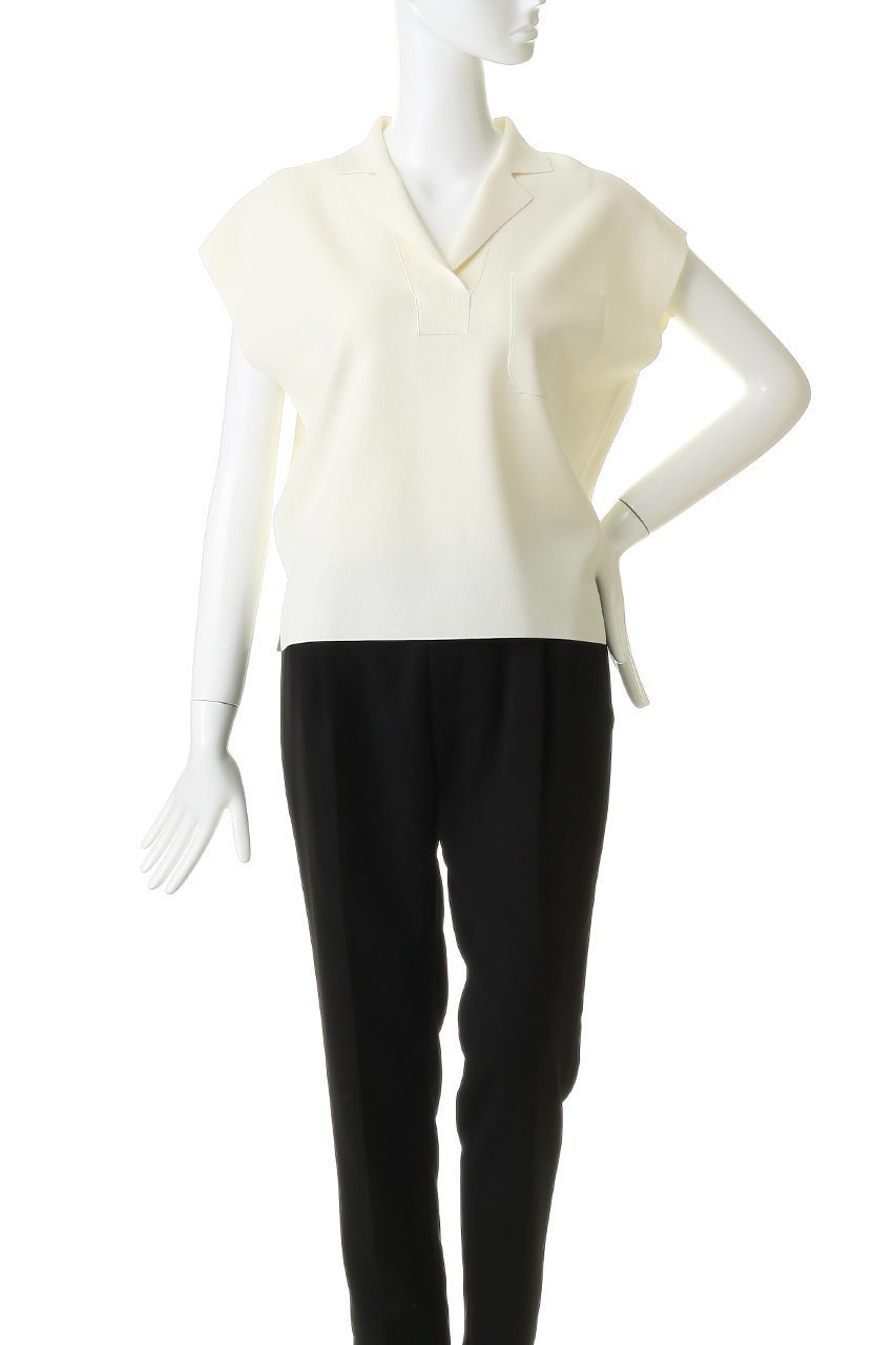 【ベイジ,/BEIGE,】のNADIA(ナディア)/ストレッチ スキッパーニット 人気、トレンドファッション・服の通販 founy(ファニー) 　ファッション　Fashion　レディースファッション　Fashion for Women　トップス・カットソー　Cut & Sew Tops　ニット　Knit Tops & Sweaters　カジュアルプルオーバー・ニットトップス　Pullovers & Knit Tops / Casual Pullovers　インナー　Innerwear　ジャケット　Jacket, Outerwear　スキッパー　Skipper, Open Collar　ストレッチ　Stretch, Stretchy Fabric　デコルテ　Décolleté, Neckline　新作・新入荷　New Arrivals / New In　ビジネス 仕事 通勤　Business / Work / Commuting　other-2|ID: prp329100004923386 ipo3291000000036942613