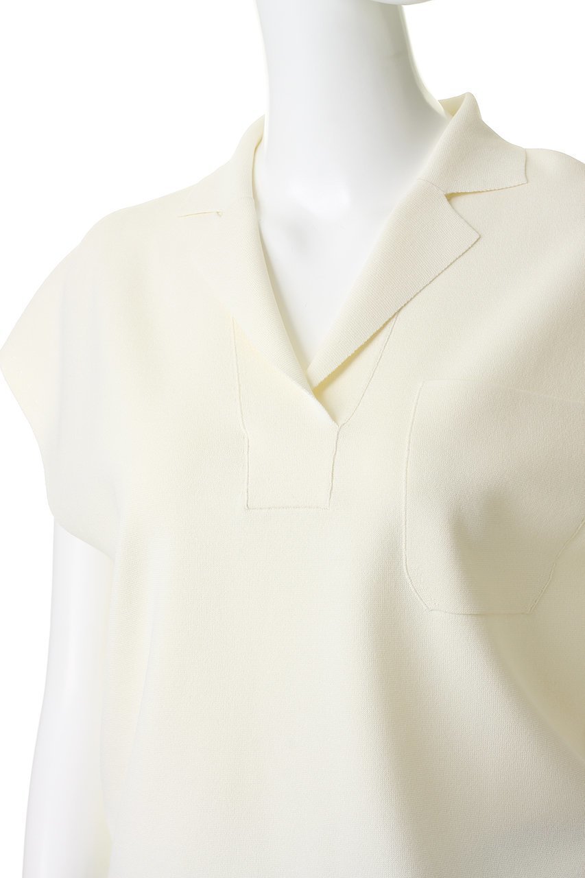 【ベイジ,/BEIGE,】のNADIA(ナディア)/ストレッチ スキッパーニット 人気、トレンドファッション・服の通販 founy(ファニー) 　ファッション　Fashion　レディースファッション　Fashion for Women　トップス・カットソー　Cut & Sew Tops　ニット　Knit Tops & Sweaters　カジュアルプルオーバー・ニットトップス　Pullovers & Knit Tops / Casual Pullovers　インナー　Innerwear　ジャケット　Jacket, Outerwear　スキッパー　Skipper, Open Collar　ストレッチ　Stretch, Stretchy Fabric　デコルテ　Décolleté, Neckline　新作・新入荷　New Arrivals / New In　ビジネス 仕事 通勤　Business / Work / Commuting　other-5|ID: prp329100004923386 ipo3291000000036942616