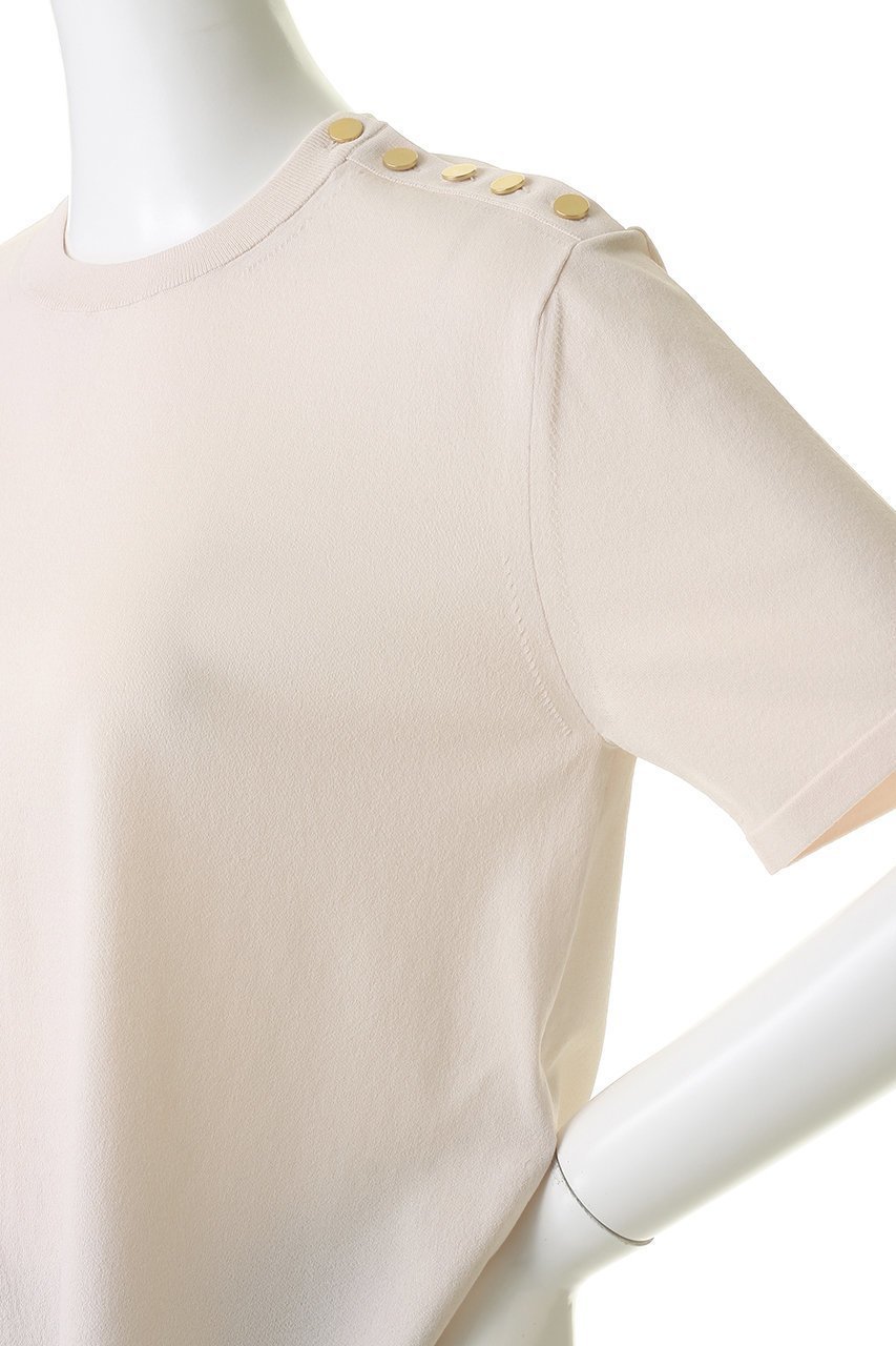 【ベイジ,/BEIGE,】のNADIA(ナディア)/ストレッチ メタルボタンニット 人気、トレンドファッション・服の通販 founy(ファニー) ファッション Fashion レディースファッション Fashion for Women トップス・カットソー Cut & Sew Tops ニット Knit Tops & Sweaters カジュアルプルオーバー・ニットトップス Pullovers & Knit Tops / Casual Pullovers ストレッチ Stretch, Stretchy Fabric フォルム Silhouette, Form メタル Metal, Metal Parts リラックス Relax, Relaxed Fit エレガント 上品 Elegant 夏 Summer 新作・新入荷 New Arrivals / New In other-5|ID: prp329100004923387 ipo3291000000036942624