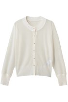 【ベイジ,/BEIGE,】のPYRRHOT(ピロート)/シアーコンビ リブカーディガン Ecru|ID: prp329100004923388 ipo3291000000036942626