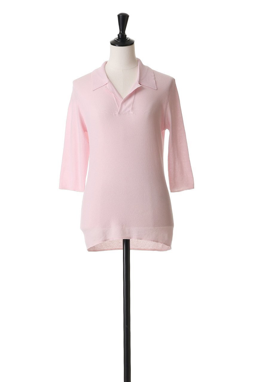 【ブラミンク/BLAMINK】の14Gレギュラーカラーショートスリーブニット 人気、トレンドファッション・服の通販 founy(ファニー) 　ファッション　Fashion　レディースファッション　Fashion for Women　トップス・カットソー　Cut & Sew Tops　ニット　Knit Tops & Sweaters　カジュアルプルオーバー・ニットトップス　Pullovers & Knit Tops / Casual Pullovers　インナー　Innerwear　ショート　Short, Short Length　ジャケット　Jacket, Outerwear　スリーブ　Sleeve, Long Sleeve / Short Sleeve　フィット　Fit, Slim Fit　レギュラー　Regular, Standard Fit　新作・新入荷　New Arrivals / New In　other-2|ID: prp329100004923392 ipo3291000000036942653