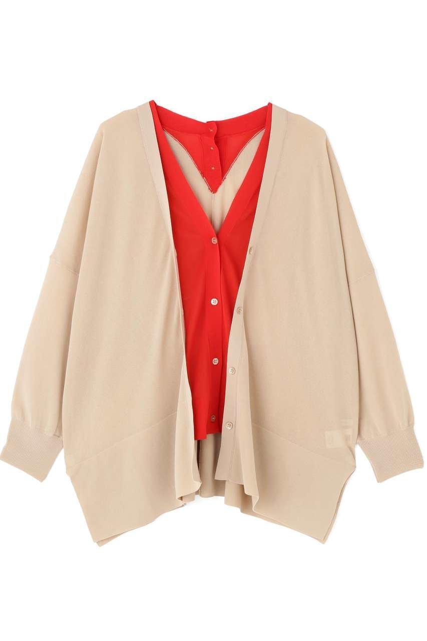 【アドーア/ADORE】のレイヤードニット 人気、トレンドファッション・服の通販 founy(ファニー) 　ファッション　Fashion　レディースファッション　Fashion for Women　トップス・カットソー　Cut & Sew Tops　ニット　Knit Tops & Sweaters　カジュアルプルオーバー・ニットトップス　Pullovers & Knit Tops / Casual Pullovers　カーディガン　Cardigan, Knitwear　ロング　Long, Long-Length　エレガント 上品　Elegant　夏　Summer　春　Spring　S/S・春夏　SS, Spring/Summer, Warm Season　other-7|ID: prp329100004923396 ipo3291000000036945822