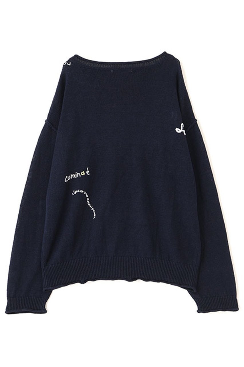 【エトレトウキョウ/ETRE TOKYO】のエンブロイダリーローゲージニットプルオーバー 人気、トレンドファッション・服の通販 founy(ファニー) 　ファッション　Fashion　レディースファッション　Fashion for Women　トップス・カットソー　Cut & Sew Tops　ニット　Knit Tops & Sweaters　カジュアルプルオーバー・ニットトップス　Pullovers & Knit Tops / Casual Pullovers　グラフィック　Graphic, Graphic Design　吸水　Absorbent, Quick-Dry　ショート　Short, Short Length　スラックス　Slacks, Dress Pants　ハンド　Hand, Handmade　ボトム　Bottoms, Lower Wear　ワイド　Wide, Wide Fit　再入荷　Restock / Back in Stock　おすすめ　Recommended / Our Picks　other-7|ID: prp329100004923397 ipo3291000000036942693