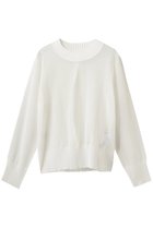 【ベイジ,/BEIGE,】のPYRRHOT(ピロート)/シアーコンビ バックスリットプルオーバー Ecru|ID: prp329100004923401 ipo3291000000036942713