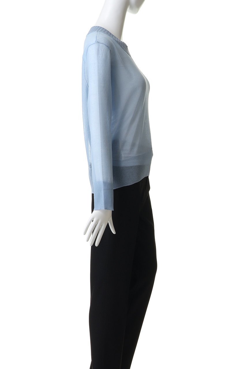 【ベイジ,/BEIGE,】のPYRRHOT(ピロート)/シアーコンビ バックスリットプルオーバー 人気、トレンドファッション・服の通販 founy(ファニー) 　ファッション　Fashion　レディースファッション　Fashion for Women　トップス・カットソー　Cut & Sew Tops　ニット　Knit Tops & Sweaters　カジュアルプルオーバー・ニットトップス　Pullovers & Knit Tops / Casual Pullovers　コンビ　Combo, Combination Style　シアー　Sheer, See-Through　スリット　Slit, Slit Detail　バランス　Balance, Style Balance　ボトム　Bottoms, Lower Wear　エレガント 上品　Elegant　新作・新入荷　New Arrivals / New In　other-3|ID: prp329100004923401 ipo3291000000036942717