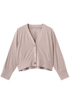 【スリー ドッツ/three dots】のジャージーコレット コクーンカーディガン マーブペタル|ID:prp329100004923402