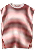 【ブラミンク/BLAMINK】の18Gボーダーニットベスト 人気、トレンドファッション・服の通販 founy(ファニー) ファッション Fashion レディースファッション Fashion for Women トップス・カットソー Cut & Sew Tops ニット Knit Tops & Sweaters ベスト&ジレ / 重ね着スタイル Vests & Gilets カジュアルプルオーバー・ニットトップス Pullovers & Knit Tops / Casual Pullovers ベスト Vest, Waistcoat ボーダー Border, Stripe エレガント 上品 Elegant 夏 Summer 定番 Standard, Basic Item 新作・新入荷 New Arrivals / New In 春 Spring S/S・春夏 SS, Spring/Summer, Warm Season |ID:prp329100004923404