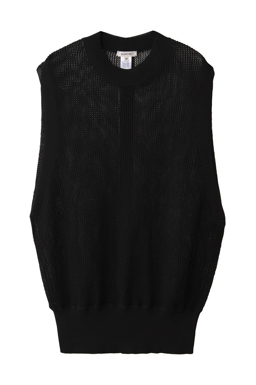 【ブラミンク/BLAMINK】の7Gメッシュノースリーブニット 人気、トレンドファッション・服の通販 founy(ファニー) 　ファッション　Fashion　レディースファッション　Fashion for Women　トップス・カットソー　Cut & Sew Tops　ニット　Knit Tops & Sweaters　キャミソール&ノースリーブ　Camisoles & Sleeveless Tops　カジュアルプルオーバー・ニットトップス　Pullovers & Knit Tops / Casual Pullovers　インナー　Innerwear　ノースリーブ　Sleeveless, No-Sleeve　メッシュ　Mesh, Net Fabric　エレガント 上品　Elegant　夏　Summer　新作・新入荷　New Arrivals / New In　春　Spring　S/S・春夏　SS, Spring/Summer, Warm Season　 other-1|ID: prp329100004923405 ipo3291000000036942743
