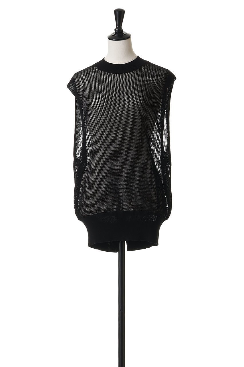 【ブラミンク/BLAMINK】の7Gメッシュノースリーブニット 人気、トレンドファッション・服の通販 founy(ファニー) 　ファッション　Fashion　レディースファッション　Fashion for Women　トップス・カットソー　Cut & Sew Tops　ニット　Knit Tops & Sweaters　キャミソール&ノースリーブ　Camisoles & Sleeveless Tops　カジュアルプルオーバー・ニットトップス　Pullovers & Knit Tops / Casual Pullovers　インナー　Innerwear　ノースリーブ　Sleeveless, No-Sleeve　メッシュ　Mesh, Net Fabric　エレガント 上品　Elegant　夏　Summer　新作・新入荷　New Arrivals / New In　春　Spring　S/S・春夏　SS, Spring/Summer, Warm Season　other-2|ID: prp329100004923405 ipo3291000000036942745