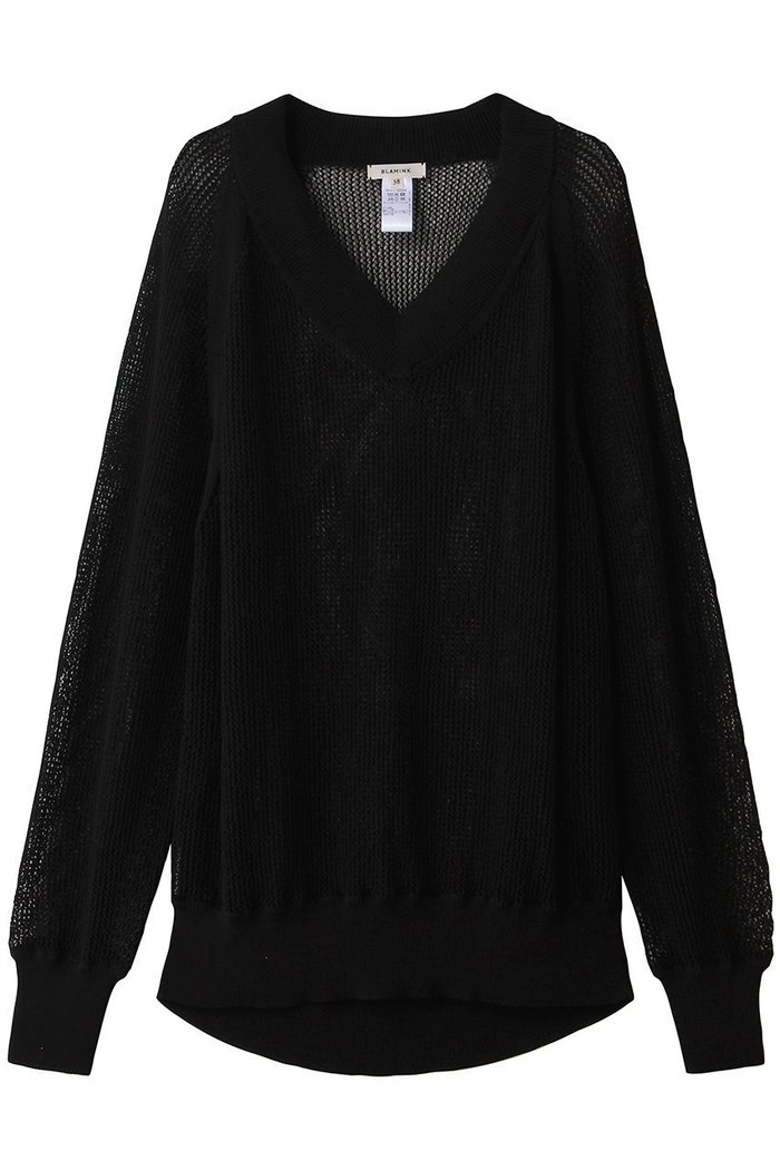 【ブラミンク/BLAMINK】の7GメッシュVネックニット インテリア・キッズ・メンズ・レディースファッション・服の通販 founy(ファニー) https://founy.com/ ファッション Fashion レディースファッション Fashion for Women トップス・カットソー Cut & Sew Tops ニット Knit Tops & Sweaters カジュアルプルオーバー・ニットトップス Pullovers & Knit Tops / Casual Pullovers Vネックトップス V-Neck Tops / V-Cut Neckline Shirts バランス Balance, Style Balance ボトム Bottoms, Lower Wear メッシュ Mesh, Net Fabric エレガント 上品 Elegant 夏 Summer 新作・新入荷 New Arrivals / New In |ID: prp329100004923406 ipo3291000000036942749