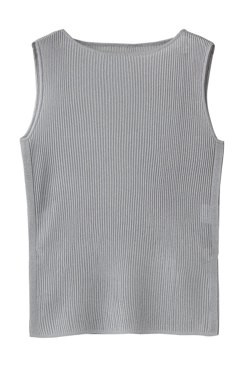 【ランバン オン ブルー/LANVIN en Bleu】のシアーリブボートネックニット インテリア・キッズ・メンズ・レディースファッション・服の通販 founy(ファニー) 　ファッション　Fashion　レディースファッション　Fashion for Women　トップス・カットソー　Cut & Sew Tops　ニット　Knit Tops & Sweaters　カジュアルプルオーバー・ニットトップス　Pullovers & Knit Tops / Casual Pullovers　インナー　Innerwear　シアー　Sheer, See-Through　エレガント 上品　Elegant　新作・新入荷　New Arrivals / New In　グレー|ID: prp329100004923408 ipo3291000000036942761