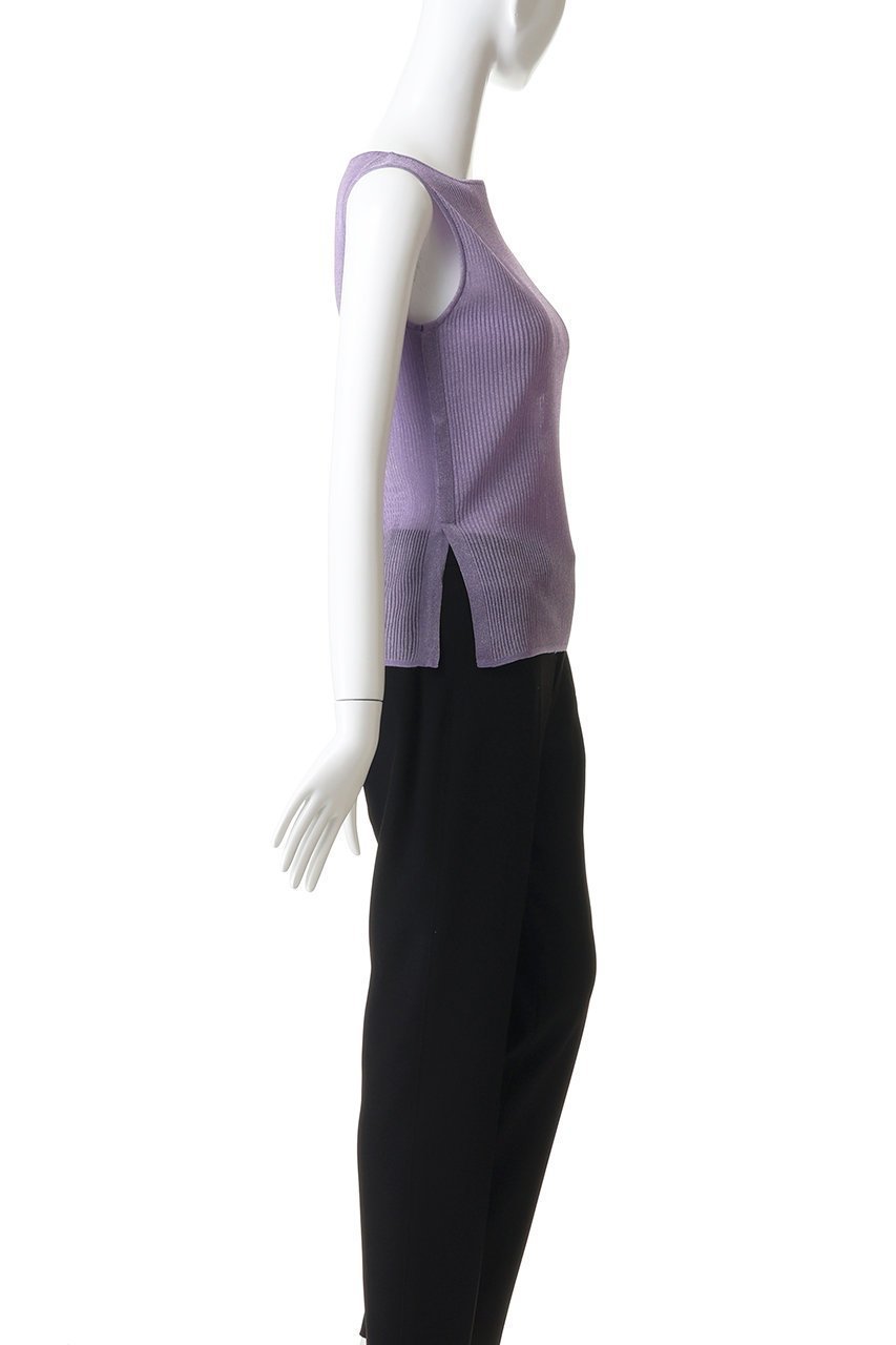 【ランバン オン ブルー/LANVIN en Bleu】のシアーリブボートネックニット 人気、トレンドファッション・服の通販 founy(ファニー) 　ファッション　Fashion　レディースファッション　Fashion for Women　トップス・カットソー　Cut & Sew Tops　ニット　Knit Tops & Sweaters　カジュアルプルオーバー・ニットトップス　Pullovers & Knit Tops / Casual Pullovers　インナー　Innerwear　シアー　Sheer, See-Through　エレガント 上品　Elegant　新作・新入荷　New Arrivals / New In　other-3|ID: prp329100004923408 ipo3291000000036942766