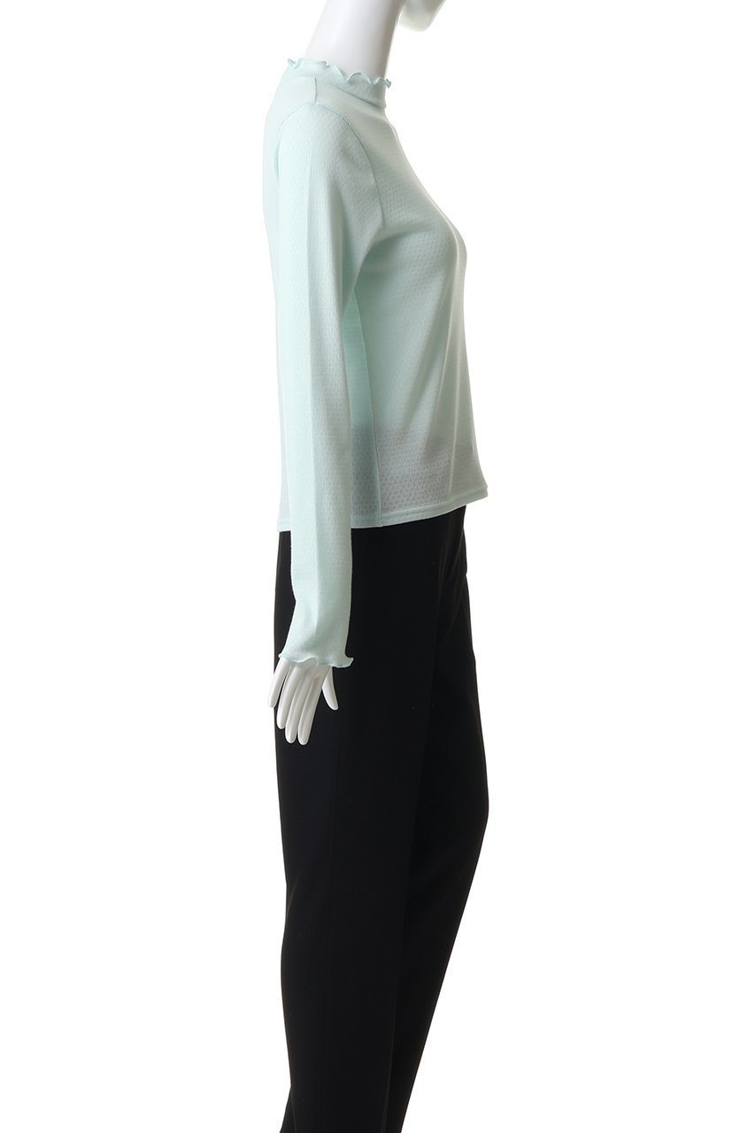 【スティーブンアラン/steven alan】のドット リブ フリル プルオーバー 人気、トレンドファッション・服の通販 founy(ファニー) ファッション Fashion レディースファッション Fashion for Women トップス・カットソー Cut & Sew Tops ニット Knit Tops & Sweaters カジュアルプルオーバー・ニットトップス Pullovers & Knit Tops / Casual Pullovers おすすめ Recommended / Our Picks インナー Innerwear ドット Polka Dot, Dot Pattern フリル Frill, Ruffle ブルゾン Blouson, Bomber Jacket モックネック Mock Neck, Short Turtleneck 新作・新入荷 New Arrivals / New In other-3|ID: prp329100004923417 ipo3291000000036942828