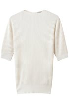 【スティーブンアラン/steven alan】のボトルネック ハーフスリーブ ニット オフホワイト|ID: prp329100004923419 ipo3291000000036942838