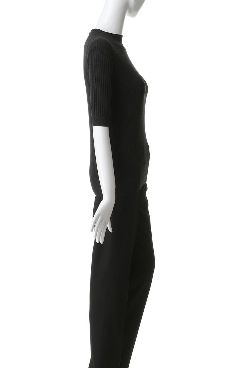 【スティーブンアラン/steven alan】のボトルネック ハーフスリーブ ニット 人気、トレンドファッション・服の通販 founy(ファニー) 　ファッション　Fashion　レディースファッション　Fashion for Women　トップス・カットソー　Cut & Sew Tops　ニット　Knit Tops & Sweaters　カジュアルプルオーバー・ニットトップス　Pullovers & Knit Tops / Casual Pullovers　シルク　Silk, 100% Silk　スリーブ　Sleeve, Long Sleeve / Short Sleeve　センター　Center, Center Line　デニム　Denim, Jeans Material　ハーフ　Half, Half-Length　ボトム　Bottoms, Lower Wear　ボトルネック　Bottle Neck, Mock Neck　定番　Standard, Basic Item　新作・新入荷　New Arrivals / New In　other-3|ID: prp329100004923419 ipo3291000000036942846