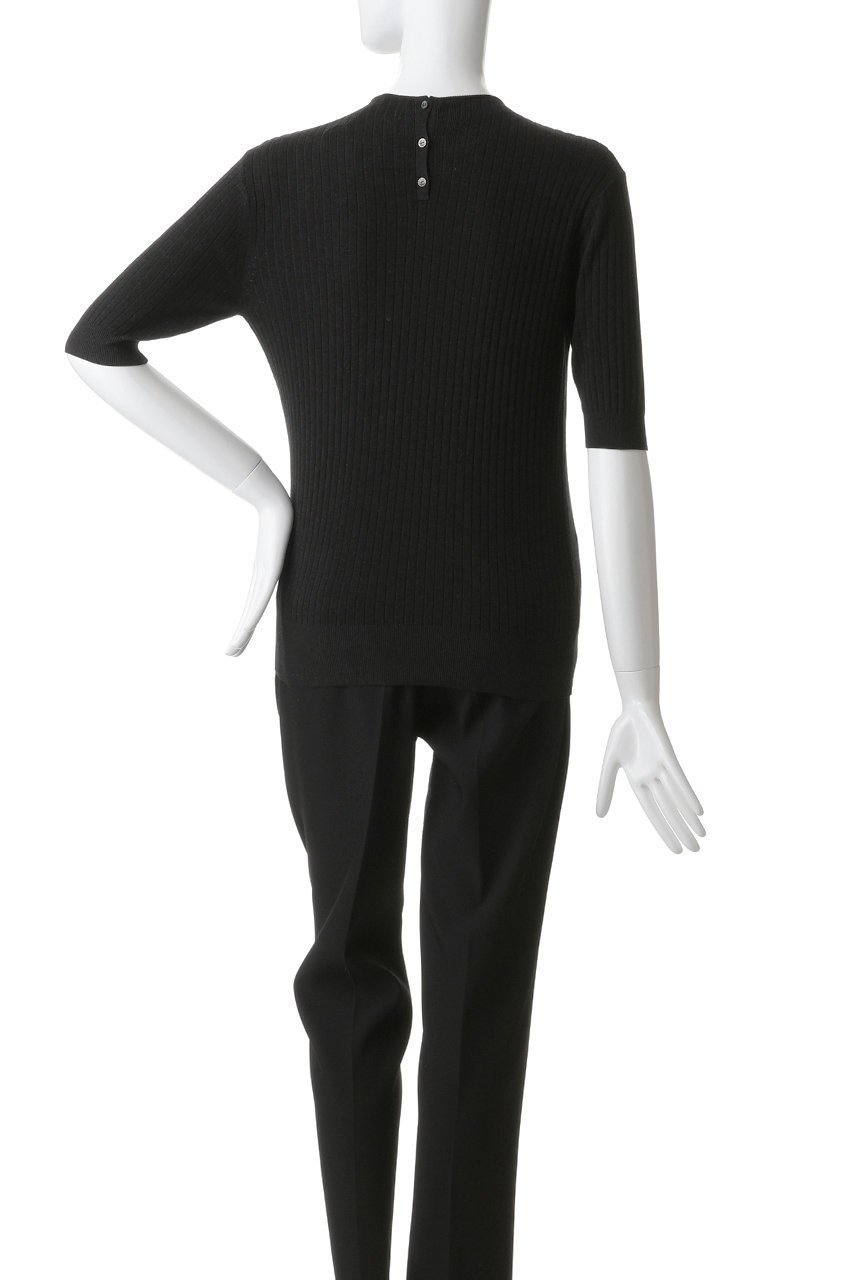 【スティーブンアラン/steven alan】のボトルネック ハーフスリーブ ニット 人気、トレンドファッション・服の通販 founy(ファニー) 　ファッション　Fashion　レディースファッション　Fashion for Women　トップス・カットソー　Cut & Sew Tops　ニット　Knit Tops & Sweaters　カジュアルプルオーバー・ニットトップス　Pullovers & Knit Tops / Casual Pullovers　シルク　Silk, 100% Silk　スリーブ　Sleeve, Long Sleeve / Short Sleeve　センター　Center, Center Line　デニム　Denim, Jeans Material　ハーフ　Half, Half-Length　ボトム　Bottoms, Lower Wear　ボトルネック　Bottle Neck, Mock Neck　定番　Standard, Basic Item　新作・新入荷　New Arrivals / New In　other-4|ID: prp329100004923419 ipo3291000000036942848