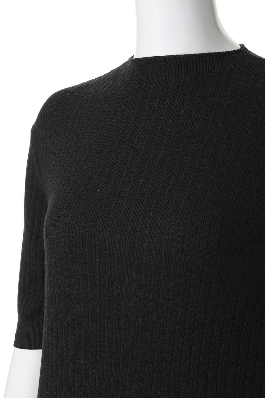 【スティーブンアラン/steven alan】のボトルネック ハーフスリーブ ニット 人気、トレンドファッション・服の通販 founy(ファニー) 　ファッション　Fashion　レディースファッション　Fashion for Women　トップス・カットソー　Cut & Sew Tops　ニット　Knit Tops & Sweaters　カジュアルプルオーバー・ニットトップス　Pullovers & Knit Tops / Casual Pullovers　シルク　Silk, 100% Silk　スリーブ　Sleeve, Long Sleeve / Short Sleeve　センター　Center, Center Line　デニム　Denim, Jeans Material　ハーフ　Half, Half-Length　ボトム　Bottoms, Lower Wear　ボトルネック　Bottle Neck, Mock Neck　定番　Standard, Basic Item　新作・新入荷　New Arrivals / New In　other-5|ID: prp329100004923419 ipo3291000000036942849