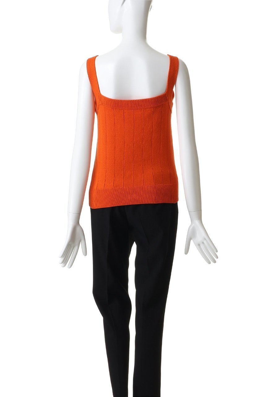 【エブール/ebure】のボタニカルダイコットンミドルゲージ ワイドリブニットキャミソール 人気、トレンドファッション・服の通販 founy(ファニー) 　ファッション　Fashion　レディースファッション　Fashion for Women　トップス・カットソー　Cut & Sew Tops　ニット　Knit Tops & Sweaters　キャミソール&ノースリーブ　Camisoles & Sleeveless Tops　カジュアルプルオーバー・ニットトップス　Pullovers & Knit Tops / Casual Pullovers　おすすめ　Recommended / Our Picks　カットソー　Cut and Sewn Top　キャミソール　Camisole, Spaghetti Strap Top　コンパクト　Compact, Small Size　フロント　Front, Front Design　ベスト　Vest, Waistcoat　ラップ　Wrap, Wrap Design　ワイドリブ　Wide Rib, Wide Ribbed Knit　夏　Summer　新作・新入荷　New Arrivals / New In　春　Spring　S/S・春夏　SS, Spring/Summer, Warm Season　other-4|ID: prp329100004923425 ipo3291000000036942881