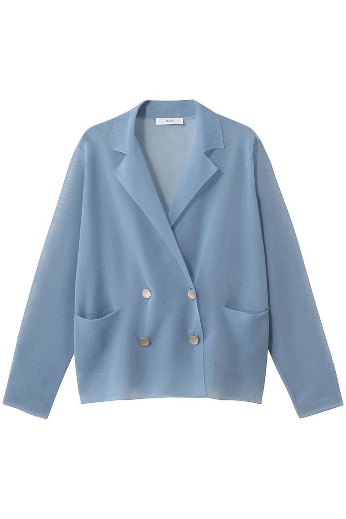 【エブール/ebure】のライトシアーニット ジャケットカーディガン インテリア・キッズ・メンズ・レディースファッション・服の通販 founy(ファニー) https://founy.com/ ファッション Fashion レディースファッション Fashion for Women なめらか Smooth, Silky Texture カーディガン Cardigan, Knitwear シルク Silk, 100% Silk ジャケット Jacket, Outerwear スクエア Square, Square Shape ボックス Boxy, Box Shape モダン Modern, Contemporary エレガント 上品 Elegant 夏 Summer 新作・新入荷 New Arrivals / New In |ID: prp329100004923432 ipo3291000000036942905