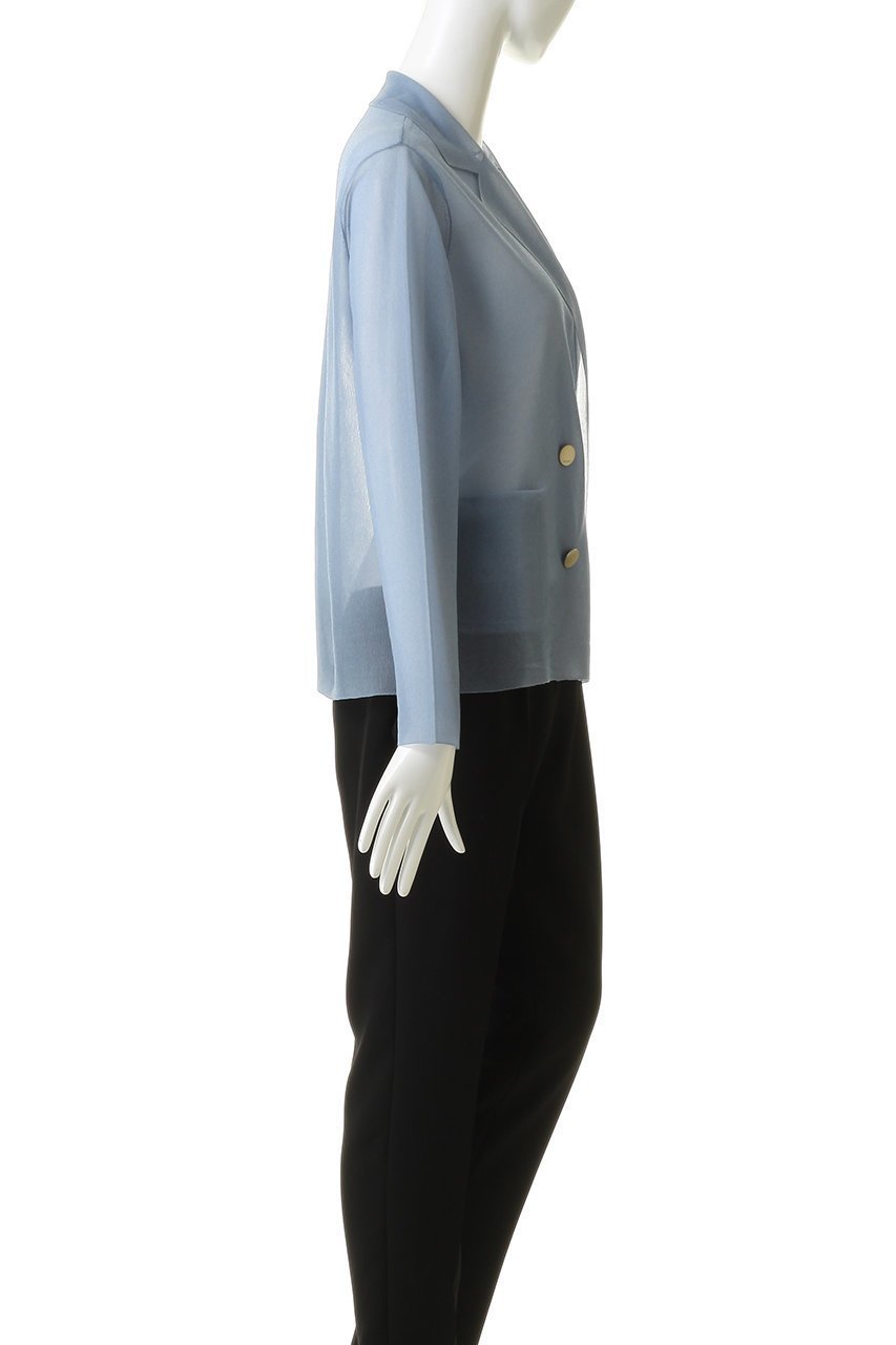 【エブール/ebure】のライトシアーニット ジャケットカーディガン 人気、トレンドファッション・服の通販 founy(ファニー) 　ファッション　Fashion　レディースファッション　Fashion for Women　なめらか　Smooth, Silky Texture　カーディガン　Cardigan, Knitwear　シルク　Silk, 100% Silk　ジャケット　Jacket, Outerwear　スクエア　Square, Square Shape　ボックス　Boxy, Box Shape　モダン　Modern, Contemporary　エレガント 上品　Elegant　夏　Summer　新作・新入荷　New Arrivals / New In　other-3|ID: prp329100004923432 ipo3291000000036942912