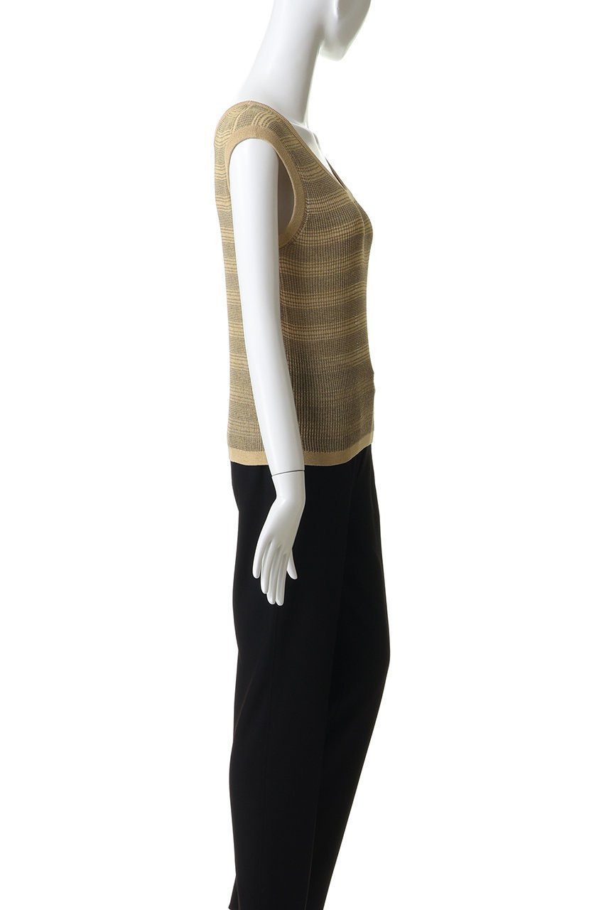 【プレインピープル/PLAIN PEOPLE】のVALLONE ニットタンクトップ 人気、トレンドファッション・服の通販 founy(ファニー) 　ファッション　Fashion　レディースファッション　Fashion for Women　トップス・カットソー　Cut & Sew Tops　ニット　Knit Tops & Sweaters　カジュアルプルオーバー・ニットトップス　Pullovers & Knit Tops / Casual Pullovers　スラックス　Slacks, Dress Pants　タンク　Tank Top, Sleeveless Top　デコルテ　Décolleté, Neckline　デニム　Denim, Jeans Material　ランダム　Random, Irregular　新作・新入荷　New Arrivals / New In　other-3|ID: prp329100004923433 ipo3291000000036942931