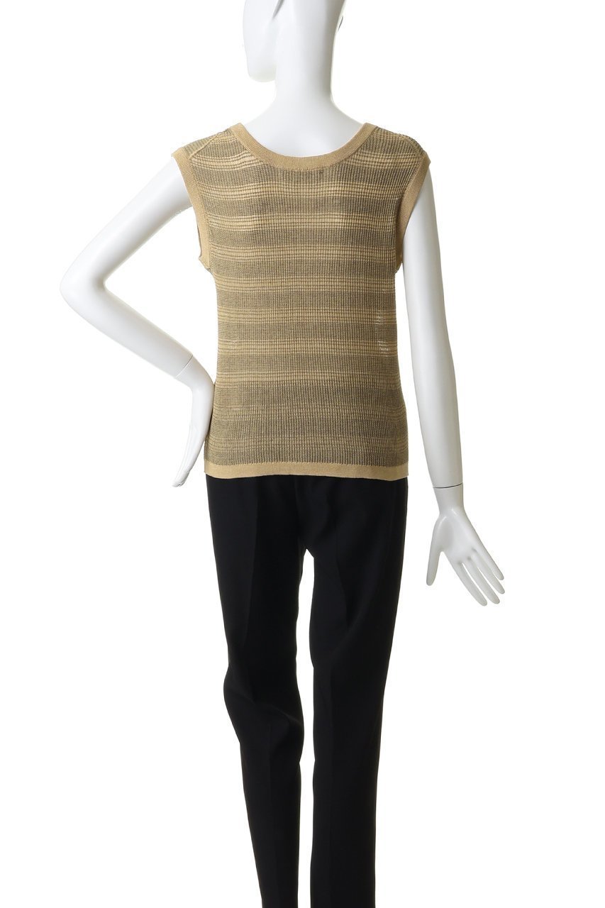 【プレインピープル/PLAIN PEOPLE】のVALLONE ニットタンクトップ 人気、トレンドファッション・服の通販 founy(ファニー) 　ファッション　Fashion　レディースファッション　Fashion for Women　トップス・カットソー　Cut & Sew Tops　ニット　Knit Tops & Sweaters　カジュアルプルオーバー・ニットトップス　Pullovers & Knit Tops / Casual Pullovers　スラックス　Slacks, Dress Pants　タンク　Tank Top, Sleeveless Top　デコルテ　Décolleté, Neckline　デニム　Denim, Jeans Material　ランダム　Random, Irregular　新作・新入荷　New Arrivals / New In　other-4|ID: prp329100004923433 ipo3291000000036942933