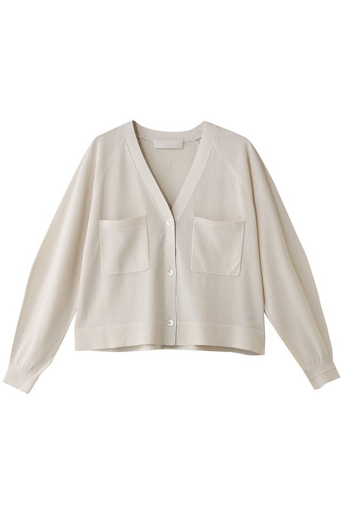 【マリリンムーン/MARILYN MOON】の16Gペーパーニットコクーンスリーブカーディガン インテリア・キッズ・メンズ・レディースファッション・服の通販 founy(ファニー) https://founy.com/ ファッション Fashion レディースファッション Fashion for Women トップス・カットソー Cut & Sew Tops ニット Knit Tops & Sweaters カーディガン・羽織り Layered Style Cardigans なめらか Smooth, Silky Texture カーディガン Cardigan, Knitwear クロップド Cropped, Short Length コクーン Cocoon, Cocoon Silhouette シアー Sheer, See-Through バランス Balance, Style Balance パッチ Patch, Appliqué ベーシック Basic, Essential ペーパー Paper, Kraft Paper ポケット Pocket, Pocket Detail 夏 Summer |ID: prp329100004923435 ipo3291000000036942938