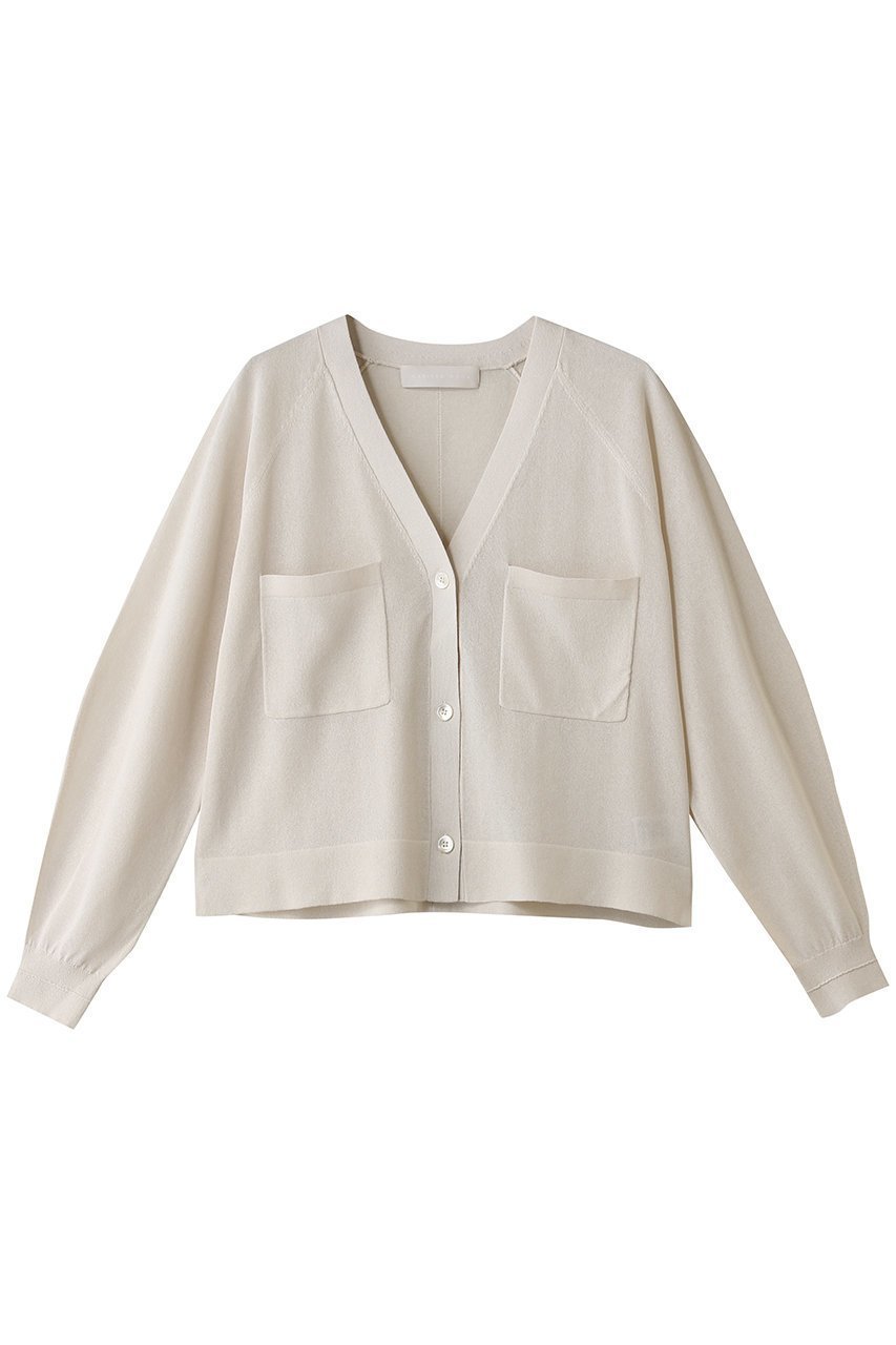 【マリリンムーン/MARILYN MOON】の16Gペーパーニットコクーンスリーブカーディガン 人気、トレンドファッション・服の通販 founy(ファニー) 　ファッション　Fashion　レディースファッション　Fashion for Women　トップス・カットソー　Cut & Sew Tops　ニット　Knit Tops & Sweaters　カーディガン・羽織り　Layered Style Cardigans　なめらか　Smooth, Silky Texture　カーディガン　Cardigan, Knitwear　クロップド　Cropped, Short Length　コクーン　Cocoon, Cocoon Silhouette　シアー　Sheer, See-Through　バランス　Balance, Style Balance　パッチ　Patch, Appliqué　ベーシック　Basic, Essential　ペーパー　Paper, Kraft Paper　ポケット　Pocket, Pocket Detail　夏　Summer　新作・新入荷　New Arrivals / New In　 other-1|ID: prp329100004923435 ipo3291000000036942938