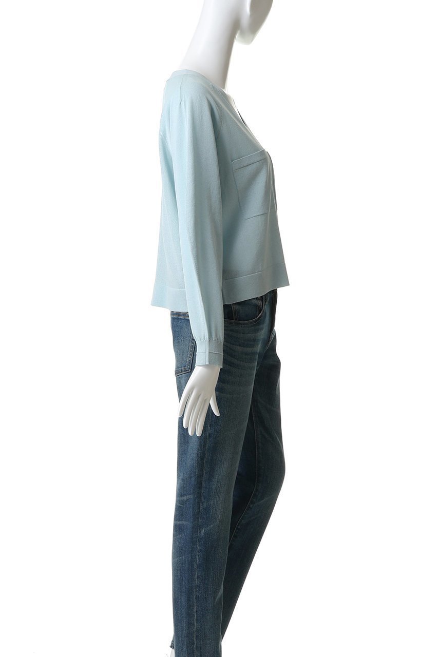 【マリリンムーン/MARILYN MOON】の16Gペーパーニットコクーンスリーブカーディガン 人気、トレンドファッション・服の通販 founy(ファニー) 　ファッション　Fashion　レディースファッション　Fashion for Women　トップス・カットソー　Cut & Sew Tops　ニット　Knit Tops & Sweaters　カーディガン・羽織り　Layered Style Cardigans　なめらか　Smooth, Silky Texture　カーディガン　Cardigan, Knitwear　クロップド　Cropped, Short Length　コクーン　Cocoon, Cocoon Silhouette　シアー　Sheer, See-Through　バランス　Balance, Style Balance　パッチ　Patch, Appliqué　ベーシック　Basic, Essential　ペーパー　Paper, Kraft Paper　ポケット　Pocket, Pocket Detail　夏　Summer　新作・新入荷　New Arrivals / New In　other-3|ID: prp329100004923435 ipo3291000000036942948